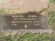 Daniel Kibbe tombstone detail