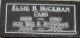 Headstone Elsie Byrd Buckman Card