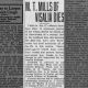 Newspapers.com - The Fresno Morning Republican - 18 Jan 1927 - Page 3 Obituary for M T MILLS (Aged 74) Newspapers.com - The Fresno Morning Republican - 18 Jan 1927 - Page 3 Obituary for M T MILLS (Aged 74)