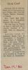 Obit Elsie Card
